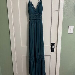 Cider Teal Dress
